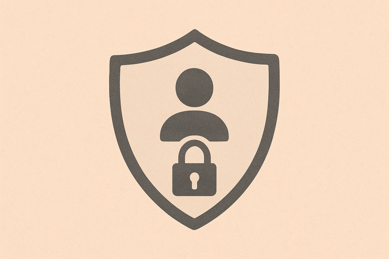 A graphic of a shield protecting user data, representing the privacy policy at peternakan.web.id
