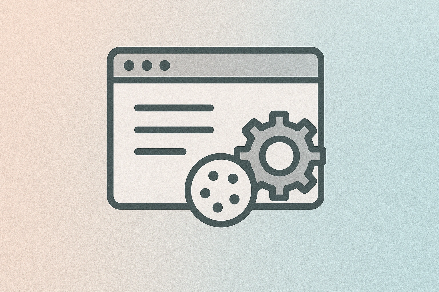 A simple graphic showing a browser settings page, representing user control over Cookie Policy for healthy aging and happy living.